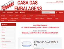 Tablet Screenshot of casadasembalagens.com.br